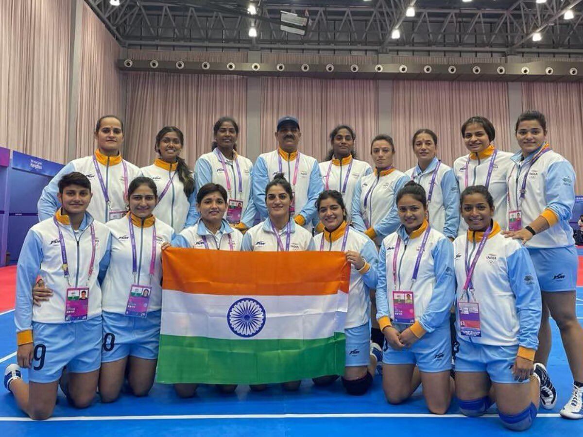Indian Kabaddi Team Edges Past Chinese Taipei for Asian Games Gold (Image Courtesy: Media_SAI)