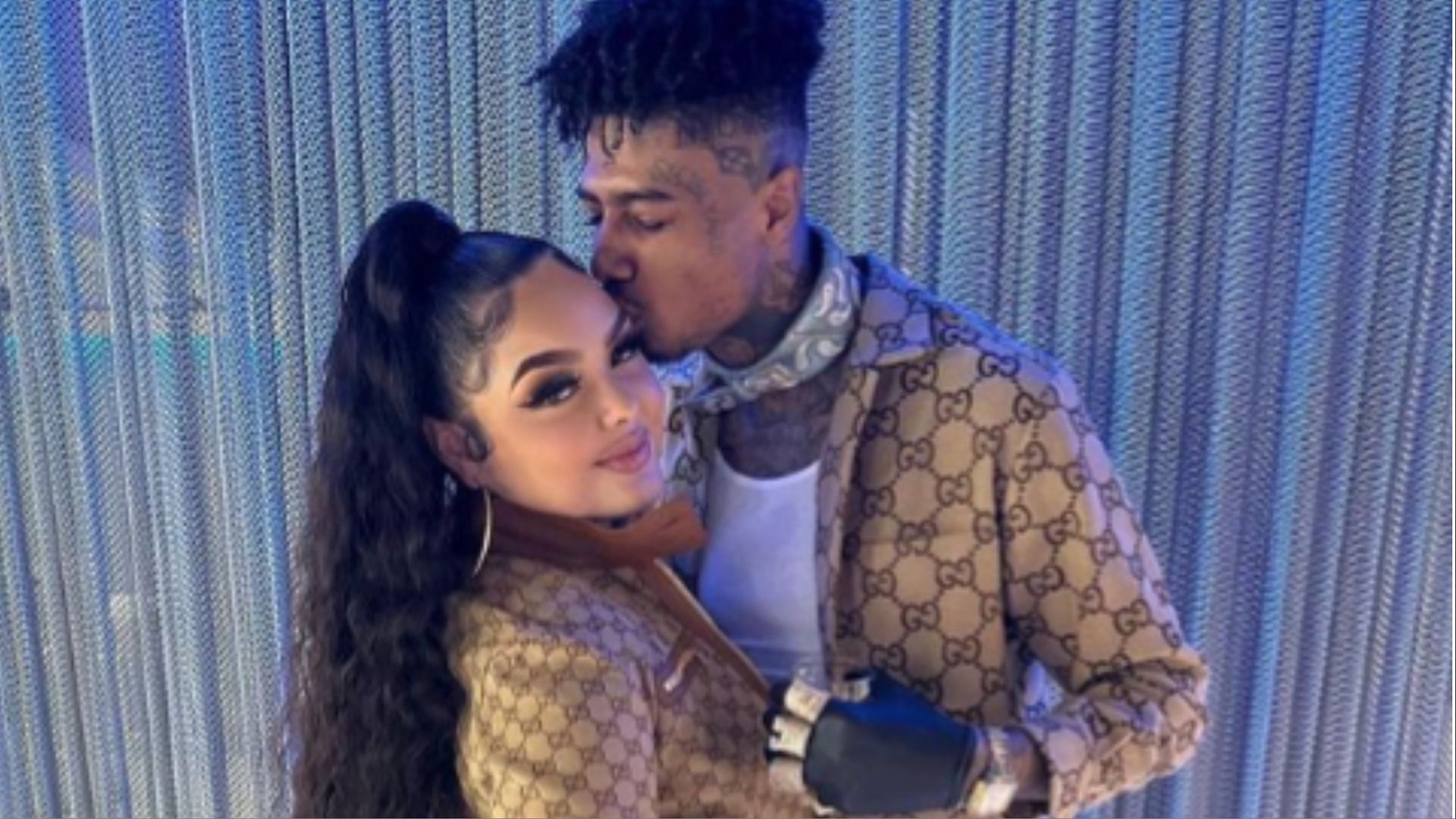 Jaidyn Alexis and Blueface. (Photo via @house0fjaidyn/Instagram)