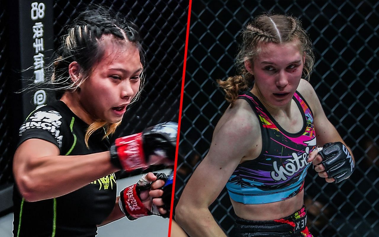 Supergirl (left) and Smilla Sundell (right) | Image credit: ONE Championship