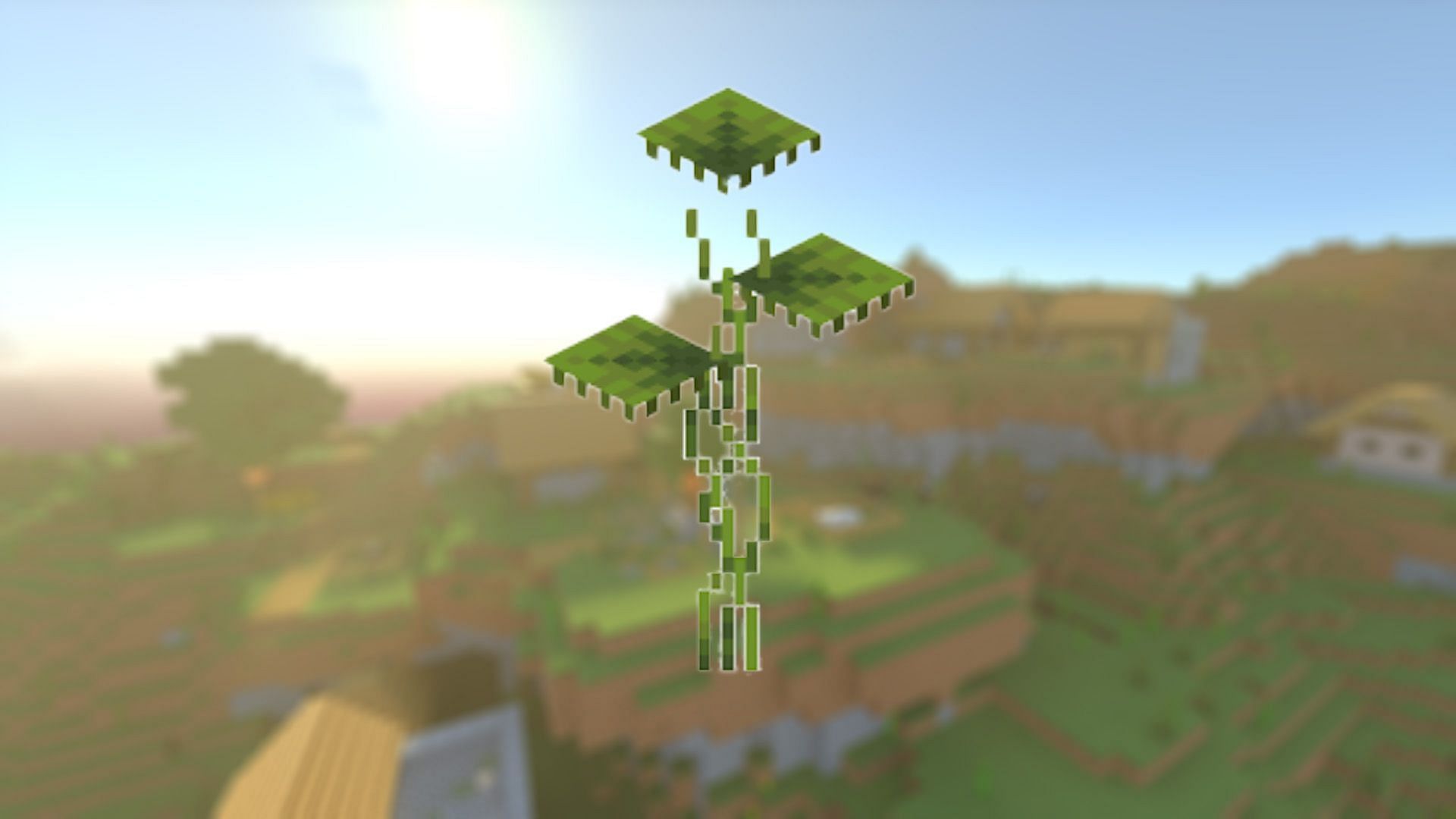 Les plantes Drip Leaf ont une super force (Image via Mojang)