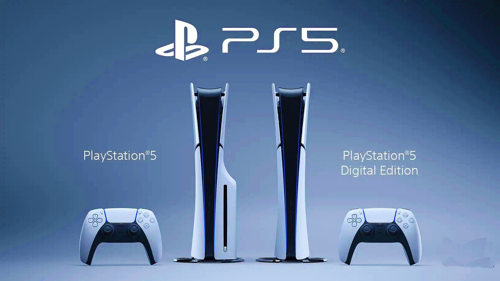 A thorough comparision between the PS5 Digital Edition and the PS5 Slim (Image via Sony)