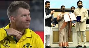 [Picture] David Warner congratulates Pushpa fame Allu Arjun for winning Best Actor award at National Film Awards