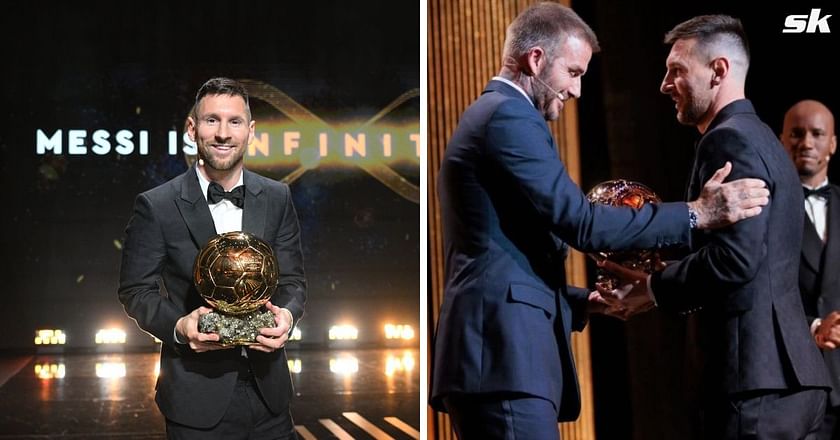 Lionel Messi's 8th Ballon D'Or trophy celebrated by Inter Miami in  exhibition