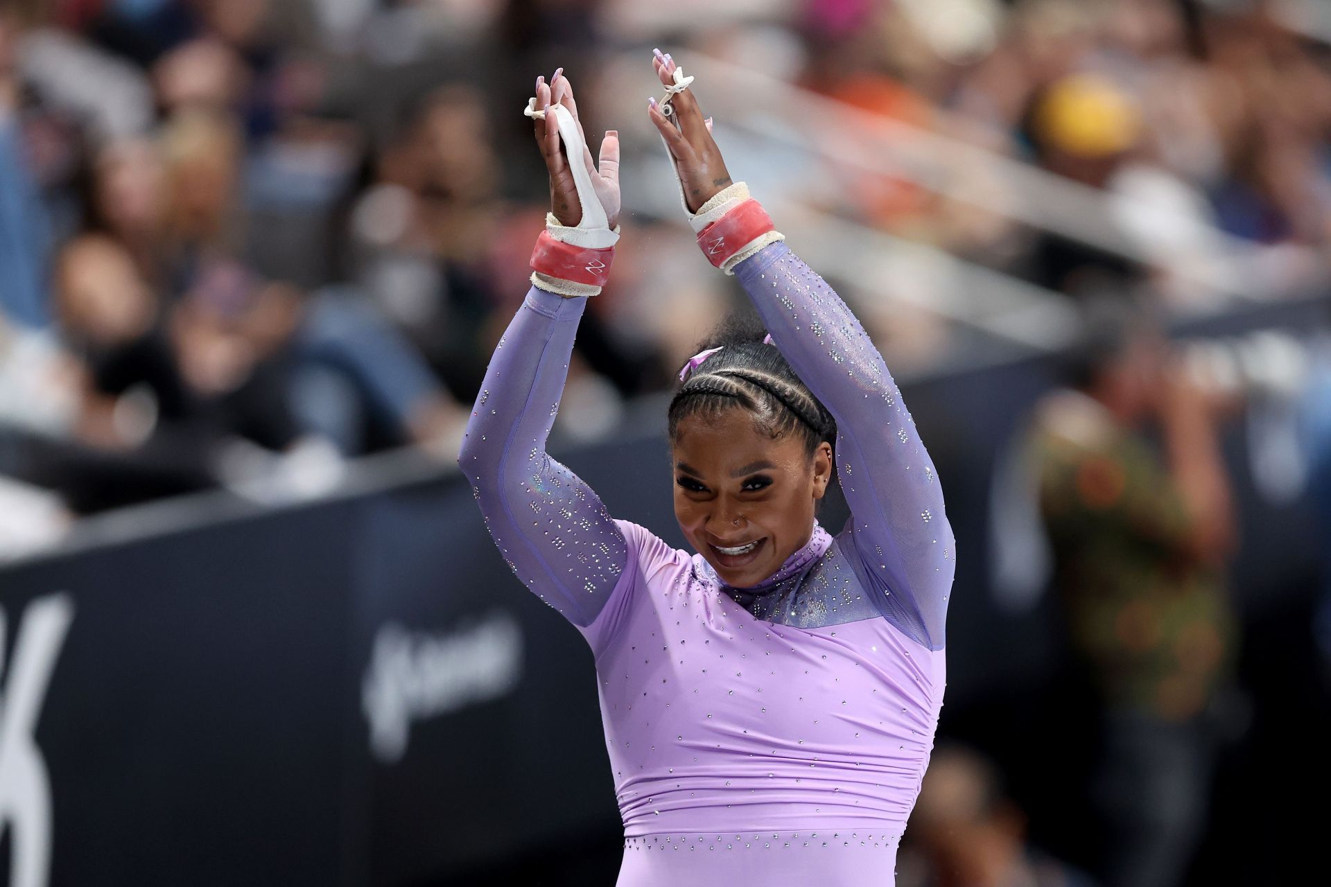 Jordan Chiles at the U.S. Gymnastics Championships at SAP Center San Jose, California.