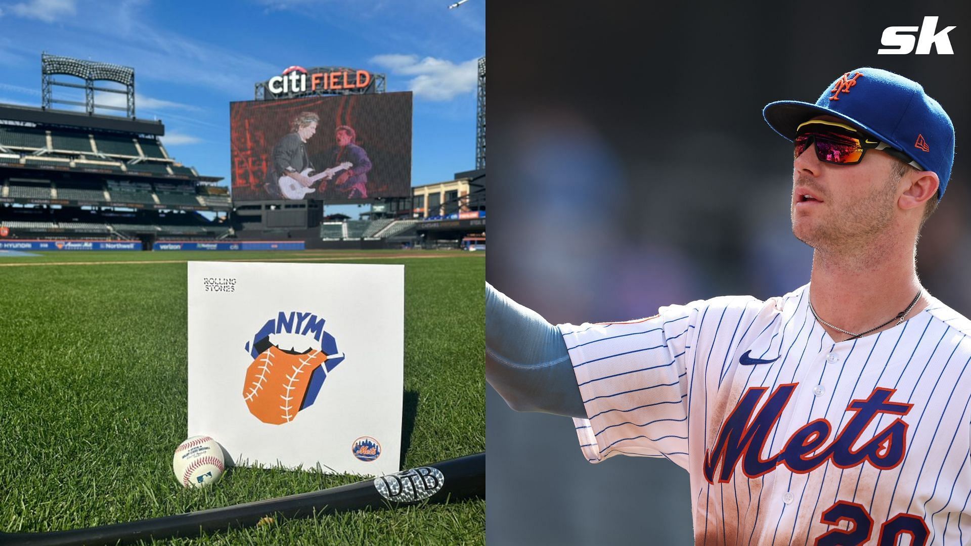 The Rolling Stones have released new New York Mets-themed cover art