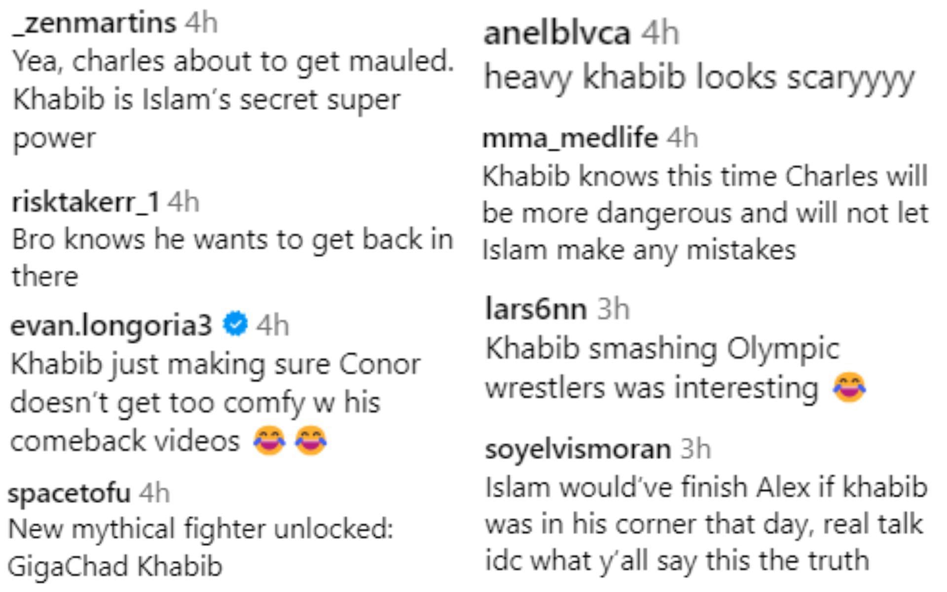 MMA fans react to Islam Makhachev&#039;s post