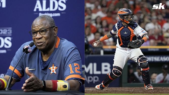 Astros fans aim jibe at embattled Martin Maldonado after Dusty Baker's peculiar analogy - "Dusty and Maldy both give me nightmares"