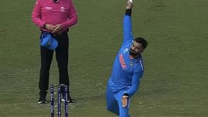 [Watch] Crowd go crazy as Virat Kohli comes on to bowl for injured Hardik Pandya in IND vs BAN 2023 World Cup match