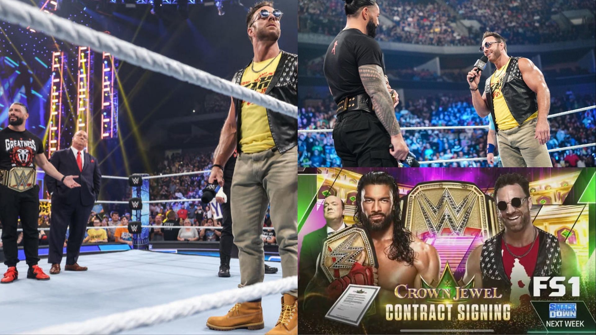 LA Knight and Roman Reigns will sign the contract next week on SmackDown.