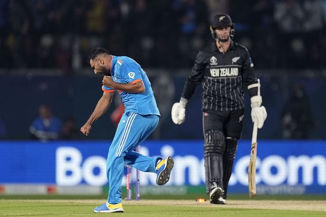 Mohammed Shami five-fer restricts New Zealand to 273 despite Daryl Mitchell’s ton