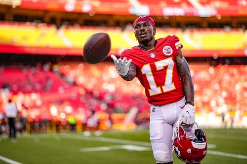 Mecole Hardman at Green Bay Packers v Kansas City Chiefs