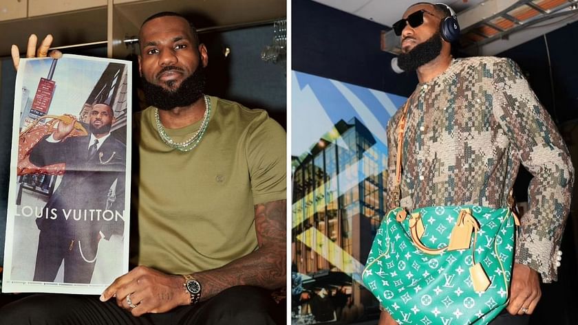 LeBron James Dons Head-to-toe Louis Vuitton for Lakers vs. Nuggets