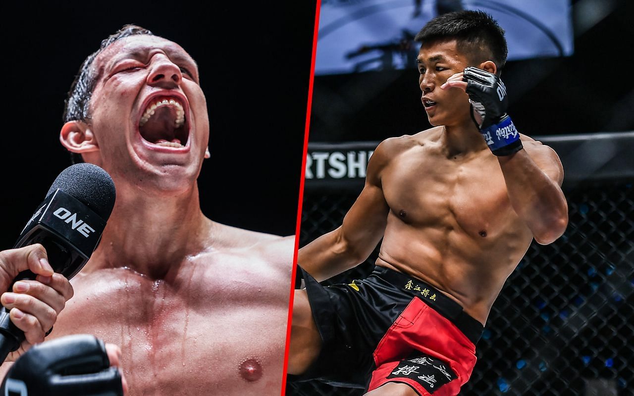 Ilya Freymanov (L) / Tang Kai (R) -- Photo by ONE Championship