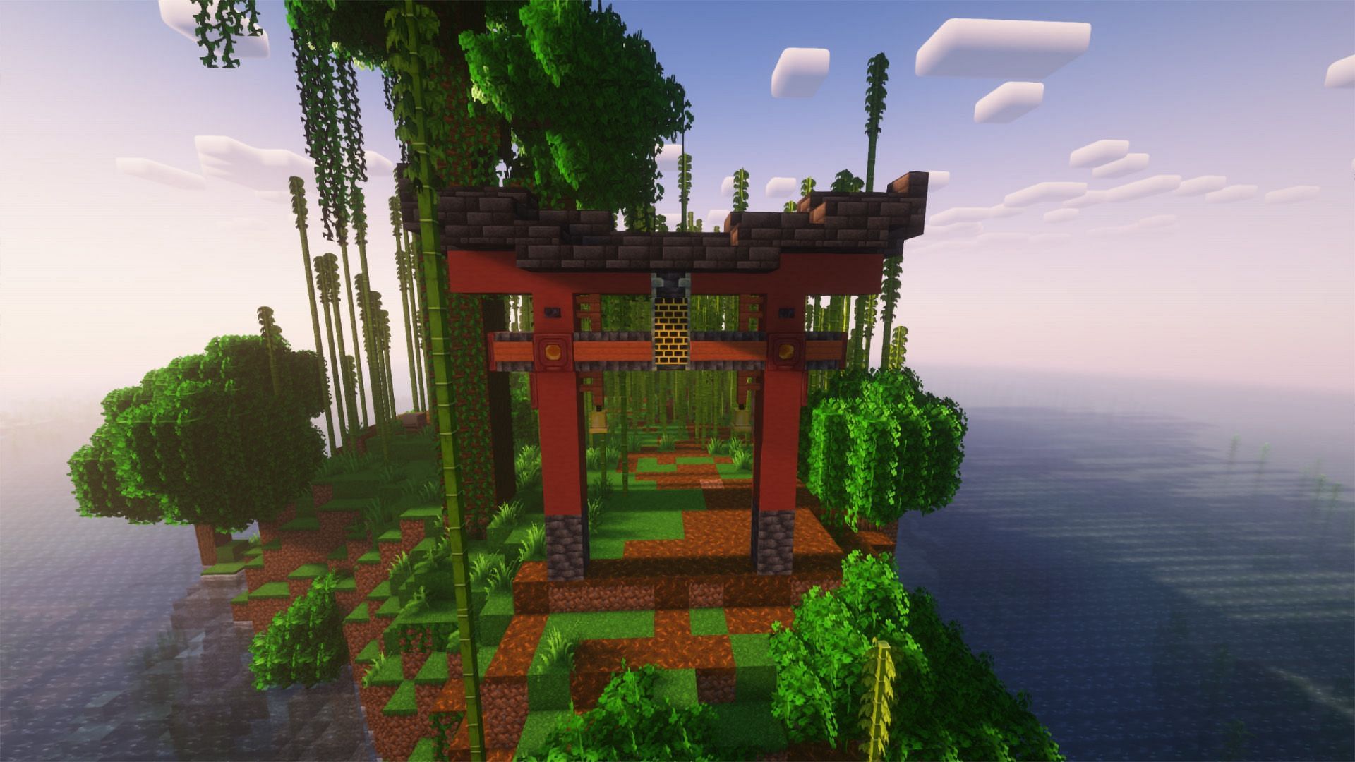 Build this majestic Japanese structure in your Minecraft World (Image via Mojang) 