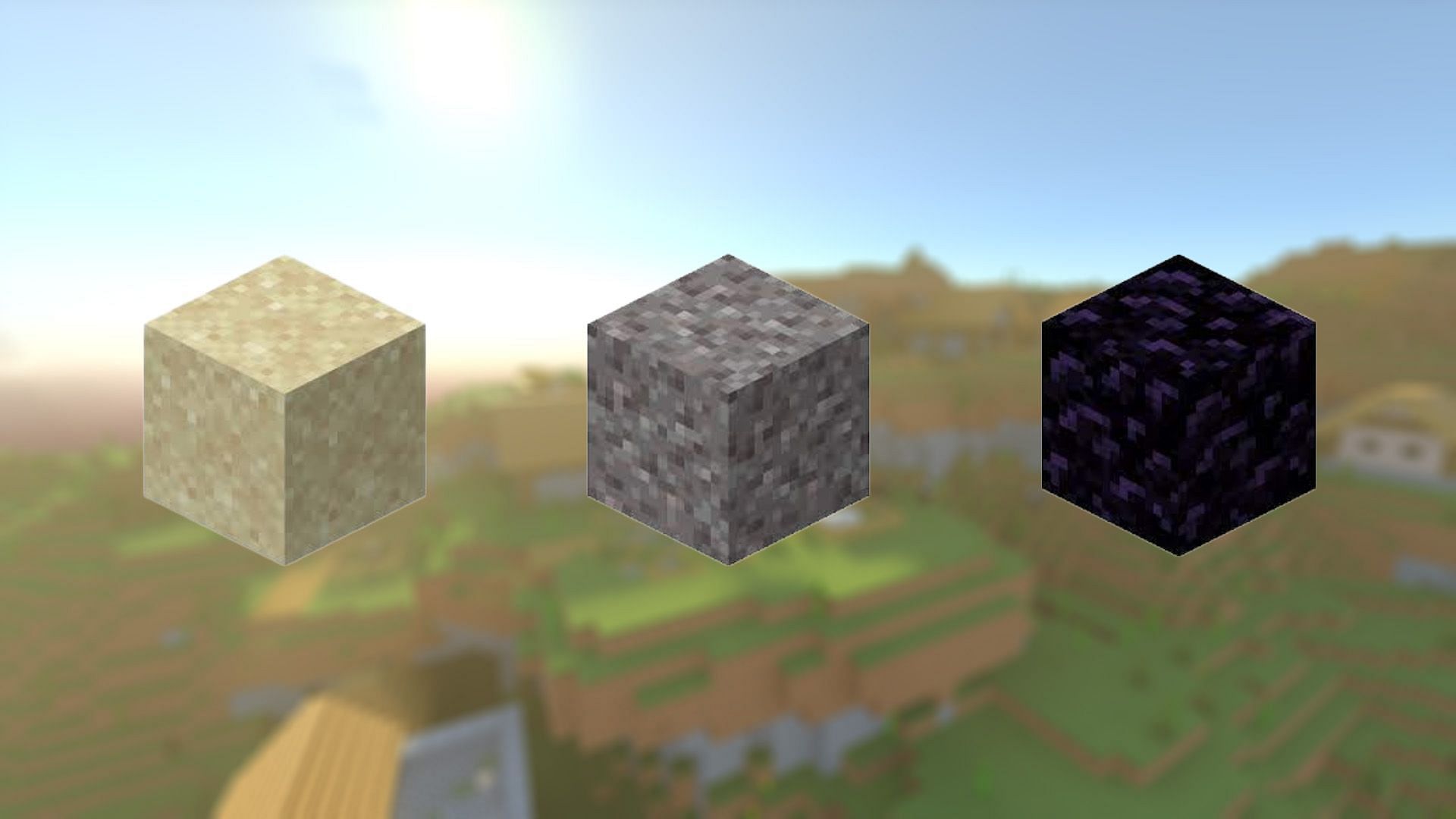 Gravity in the game is irregular among blocks (Image via Mojang)