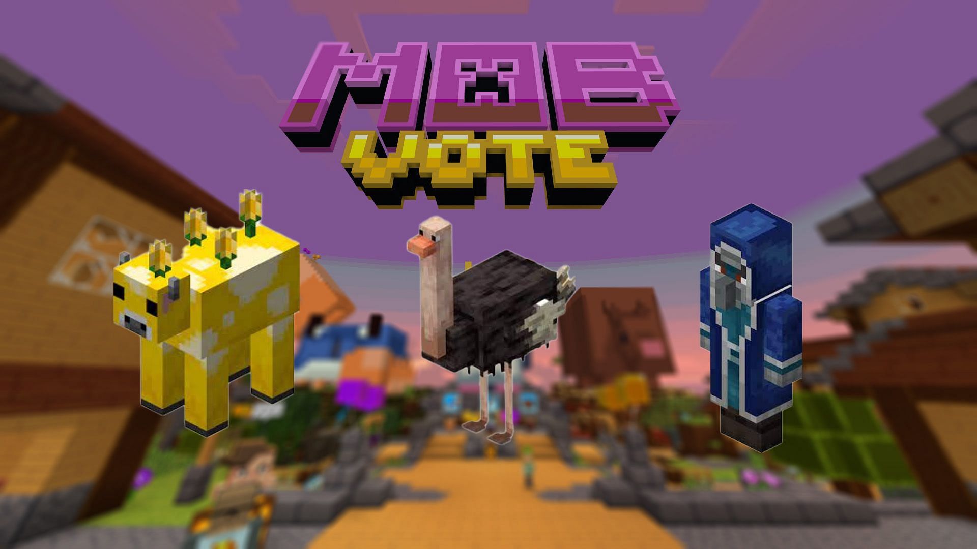 Pay tribute to all the candidates that lost the Minecraft Mob Vote (Image via Mojang) 