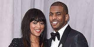 Chris Paul and his wife