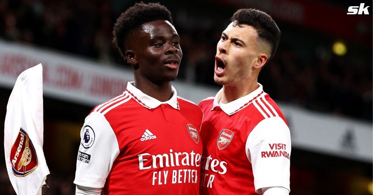 Arsenal duo - Gabriel Martinelli and Bukayo Saka 