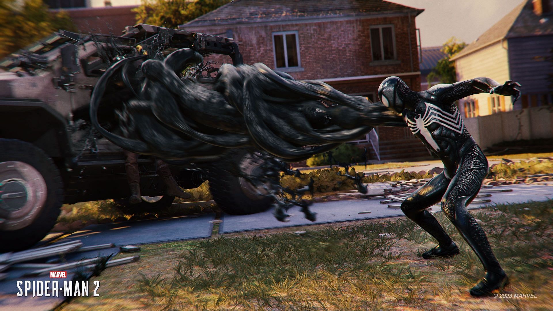 Combat in Marvel&#039;s Spider-Man 2 features a plethora of new additions (Image via Insomniac Games)