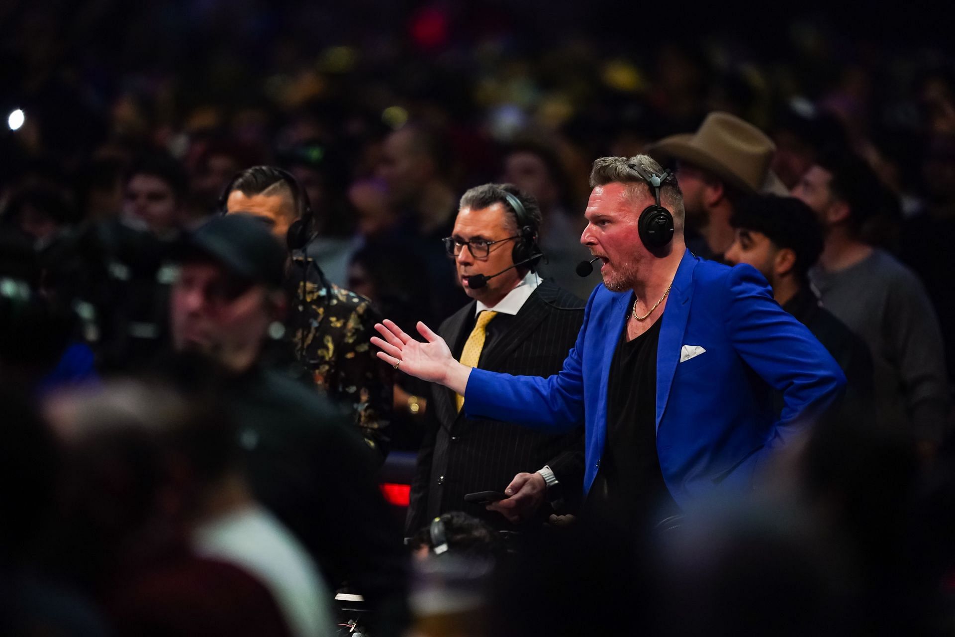 McAfee at the WWE Royal Rumble