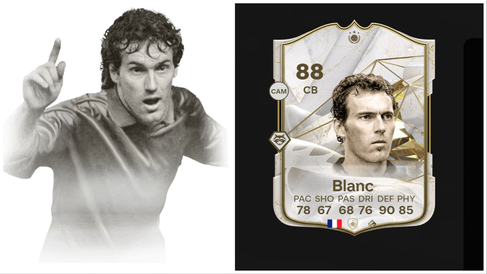 Laurent Blanc SBC is now live (Images via EA Sports)