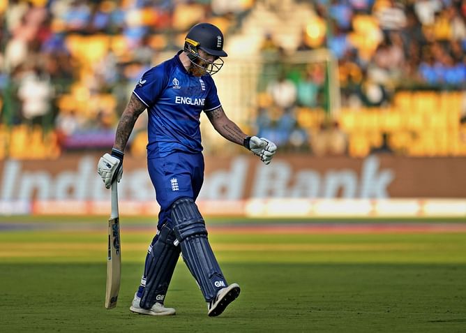"Not sure he got it right this time" - Nasser Hussain on Ben Stokes' ugly dismissal in IND vs ENG 2023 World Cup clash