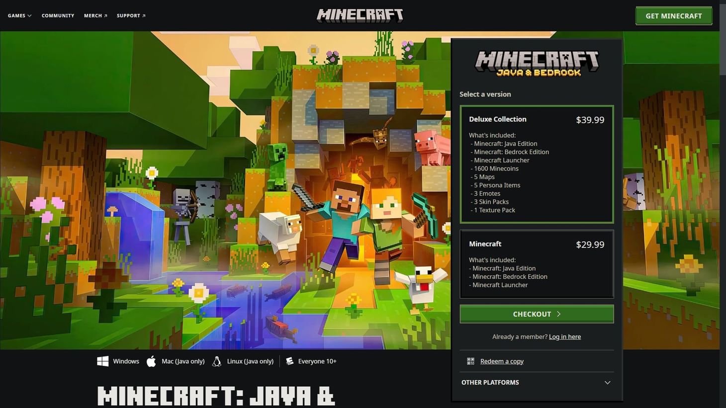 How much does Minecraft cost on every platform? (2023)