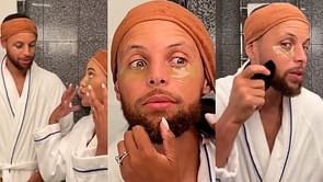 Watch: Steph Curry once had rib-tickling reaction to Ayesha Curry's use of skin care products