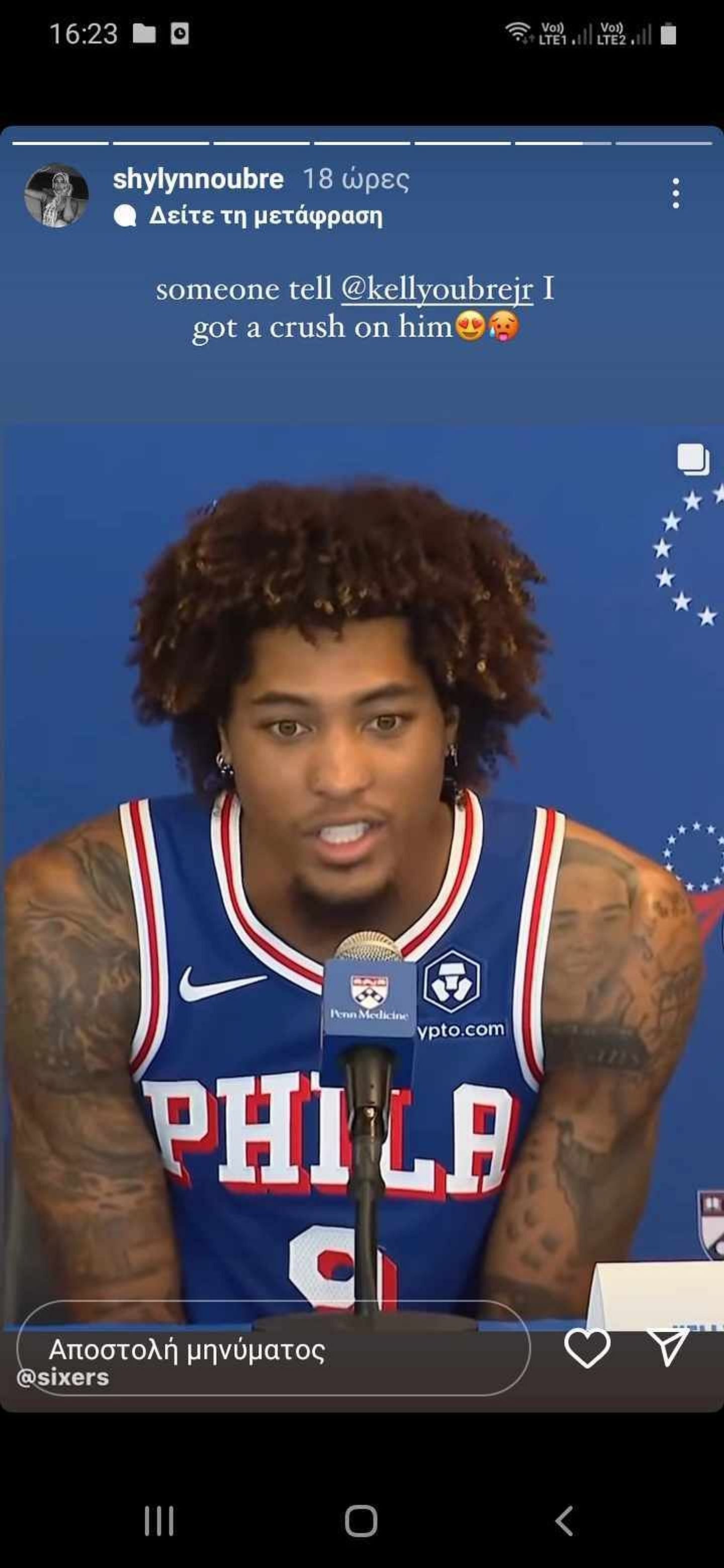 Kelly Oubre Jr. Sixers Media Day