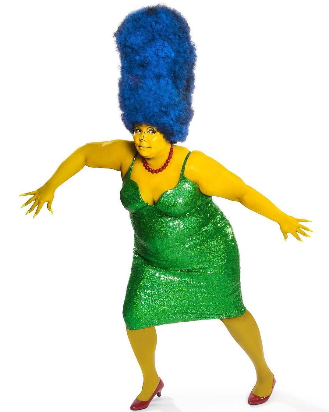 Lizzo as Marge Simpson from The Simpsons (image via Instagram)