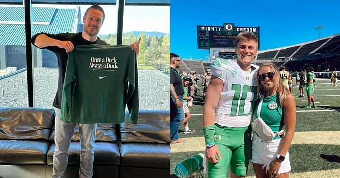 Bo Nix’s wife Izzy Nix reacts to HC Dan Lanning’s wholesome family picture