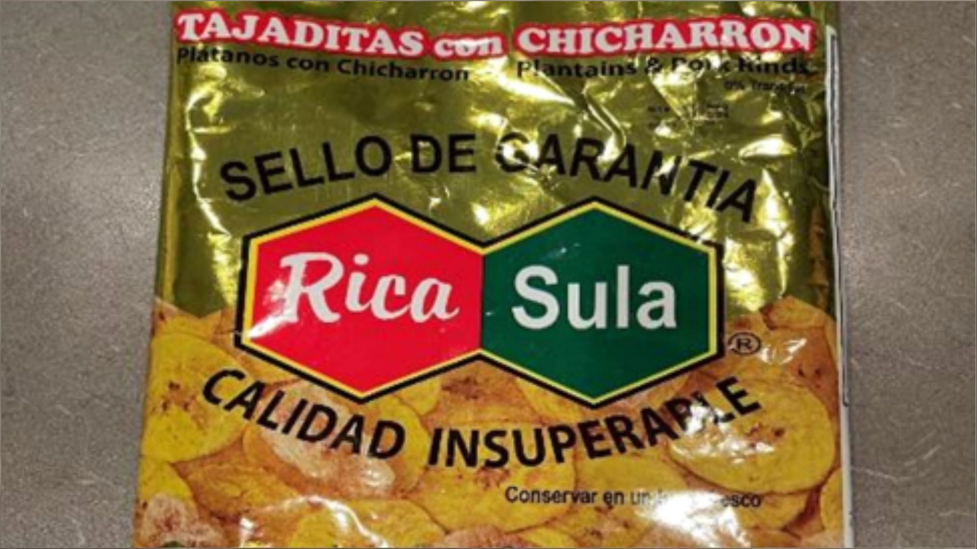 The recalled Pork Chicharrones products were imported from Honduras and may not be eligible for sale in the U.S. due to import restrictions (Image via FSIS)