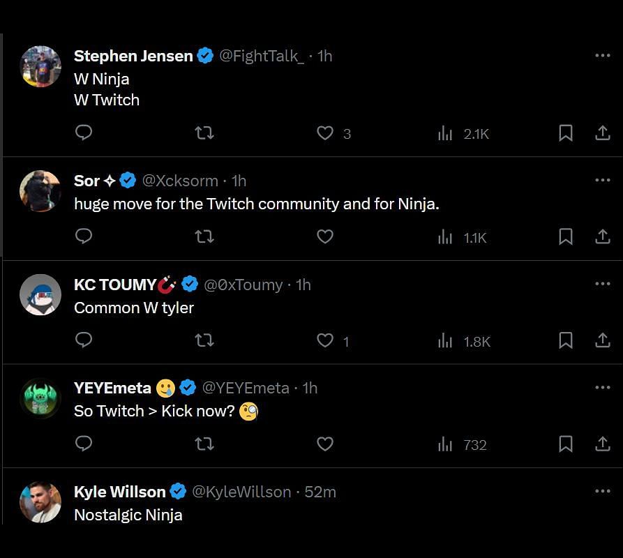 Community reacts to the streamer&#039;s possible return to his OG channel (Image via X)