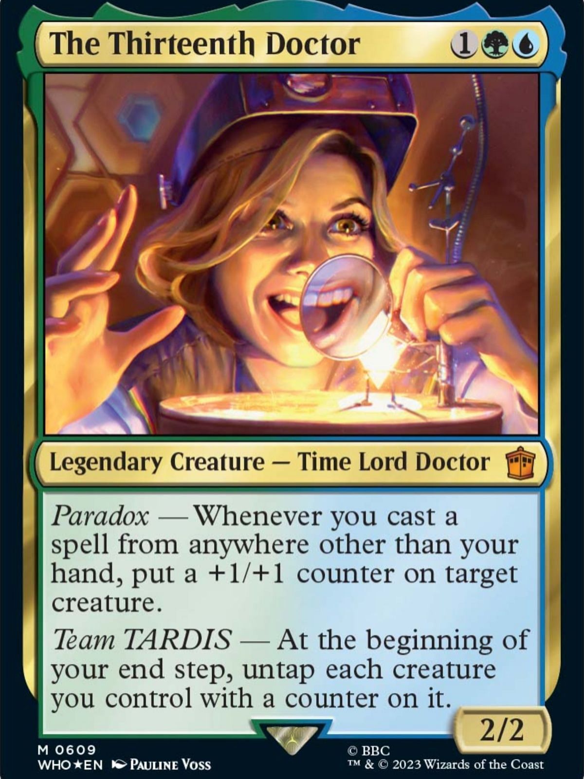 The Thirteenth Doctor in MTG (Image via Wizards of the Coast)