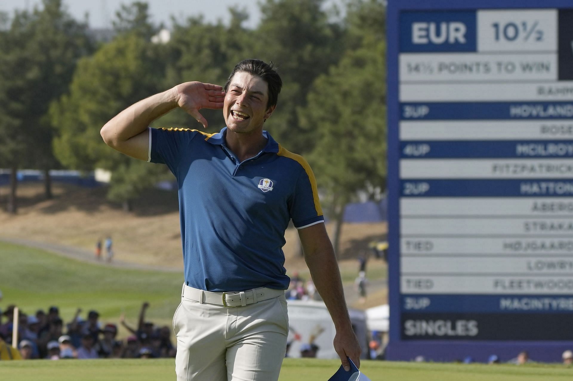 Viktor Hovland was last seen at the 2023 Ryder Cup