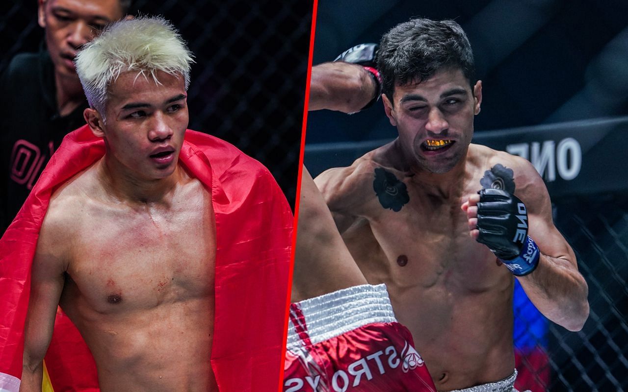 Zhang Peimian (Left) faces Rui Botelho (Right) at ONE Fight Night 16