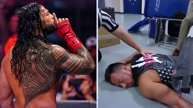SPOILER: WWE SmackDown Results before Crown Jewel - Major AEW reference in Bloodline segment; champion pinned; former champion put through table