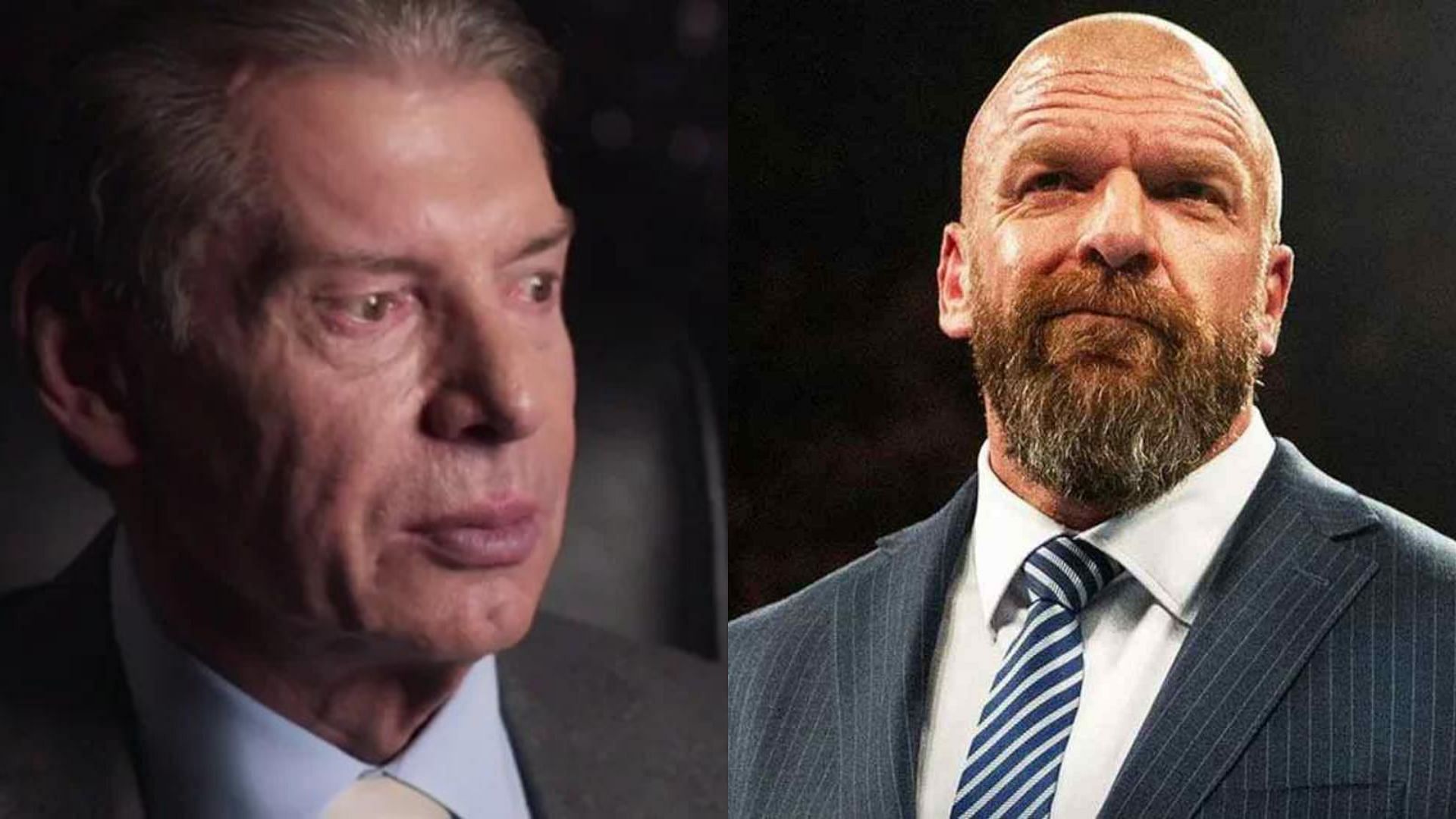 Vince McMahon(left); Triple H(right)