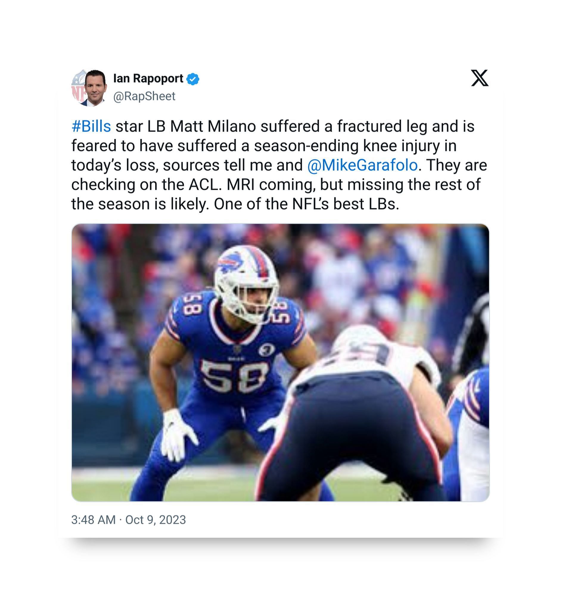 Bills sign All-Pro LB Matt Milano to 2-year extension