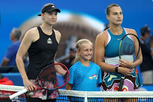 Elena Rybakina and Aryna Sabalenka