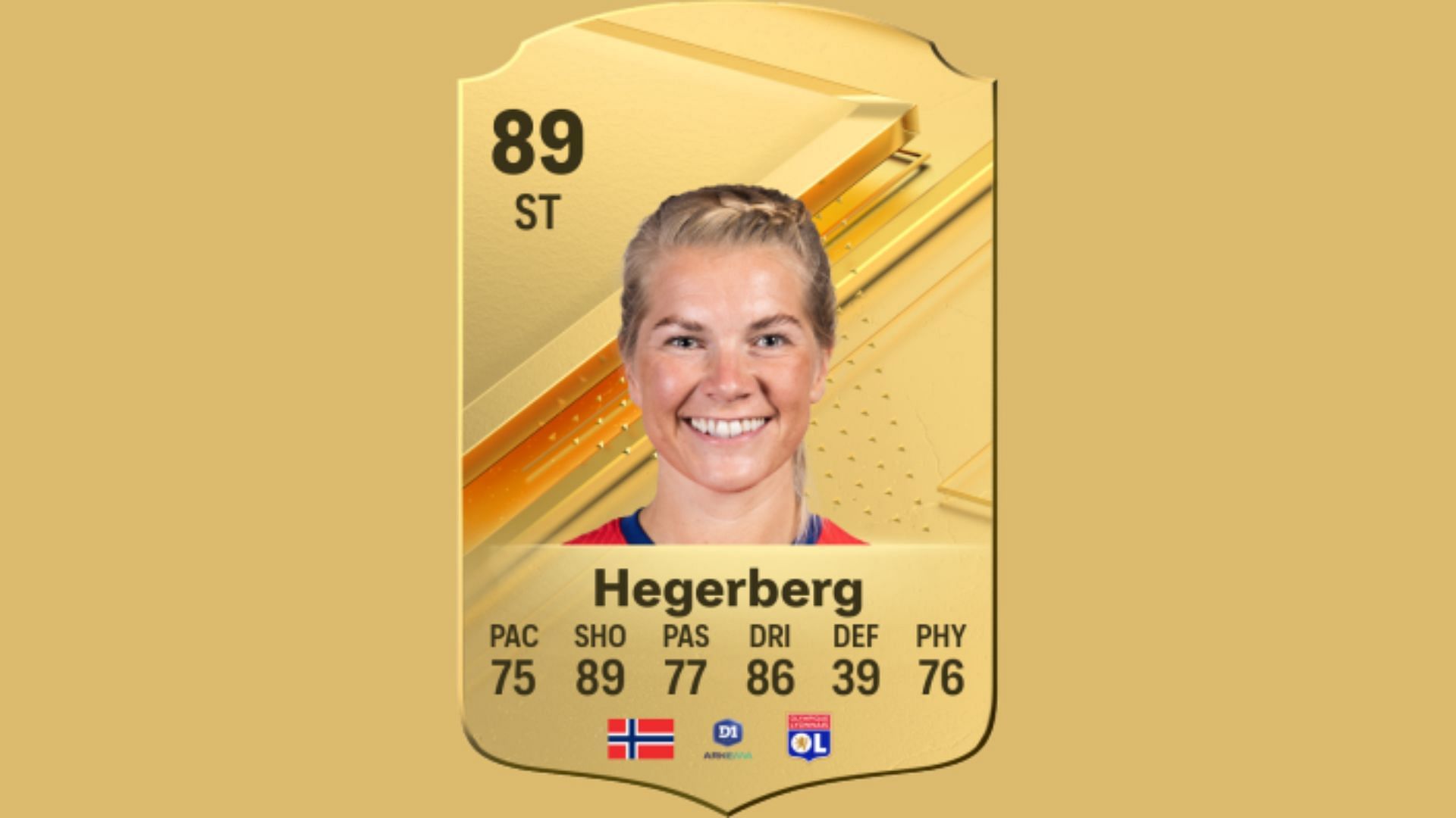 Ada Hegerberg in EA FC 24 (image via EA Sports)