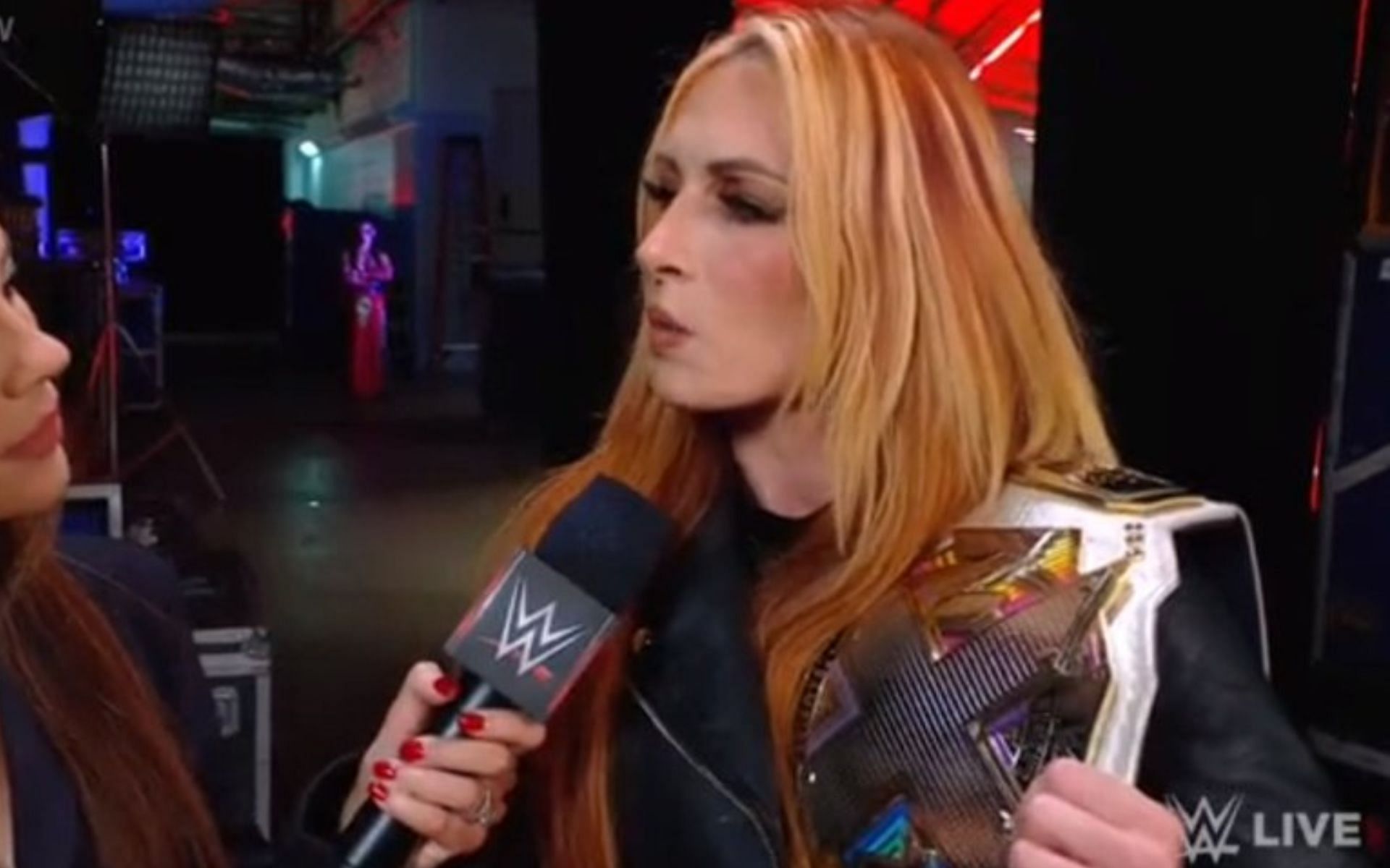 Who was that in the background of this segment?