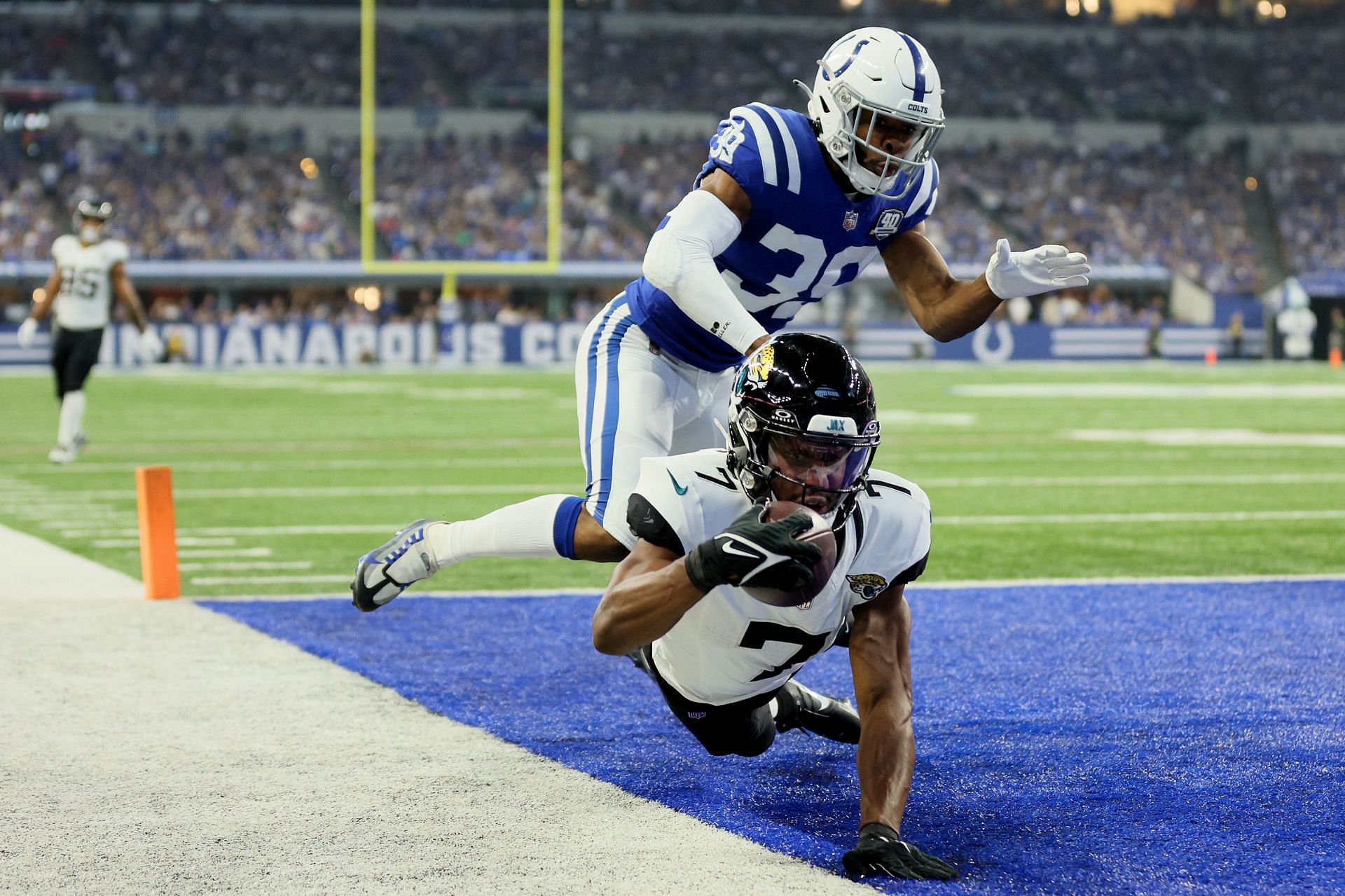 Zay Jones during Jacksonville Jaguars v Indianapolis Colts