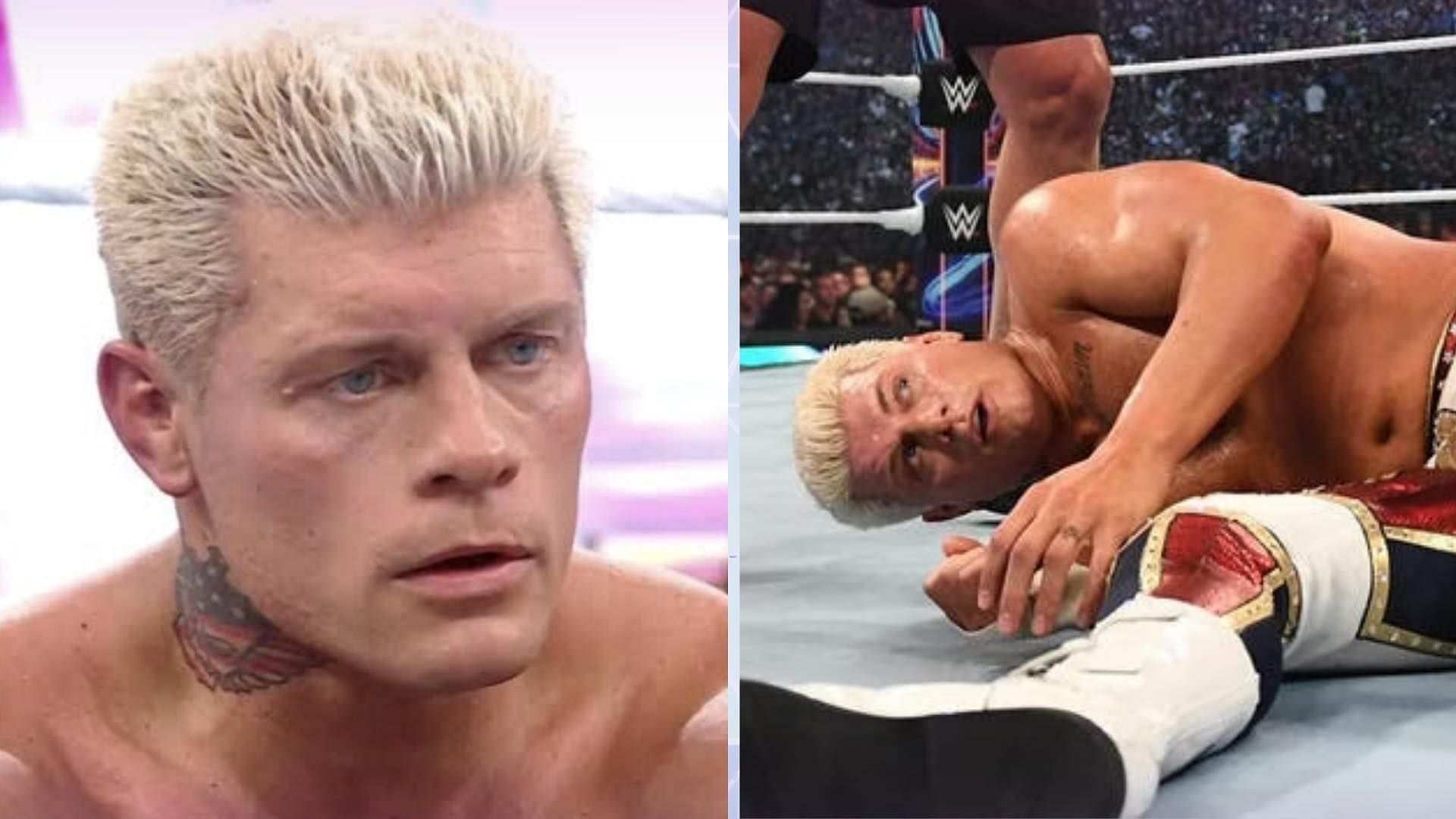 Cody Rhodes lost gold on WWE Monday Night RAW