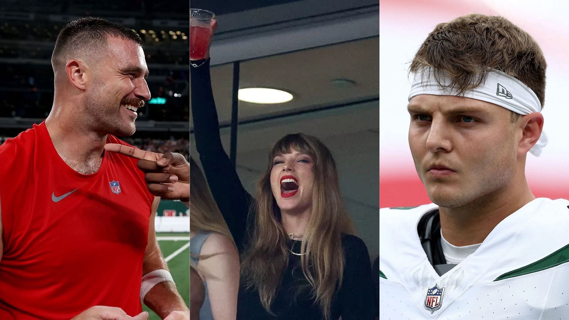 Zach Wilson failed to spoil Travis Kelce and Taylor Swift