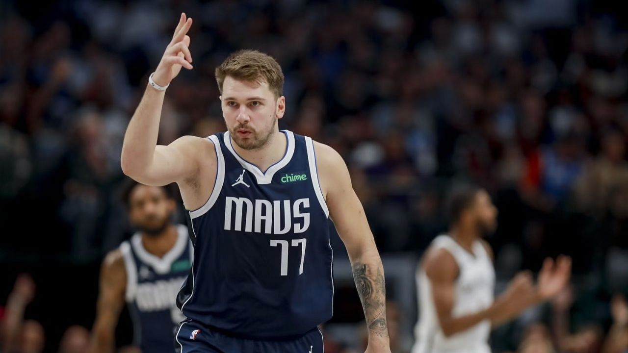 Luka Doncic of the Dallas Mavericks