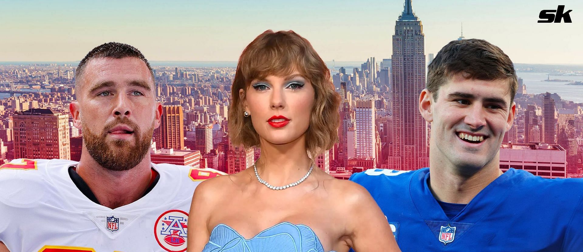 Travis Kelce, Taylor Swift get date night recommendations from Daniel Jones