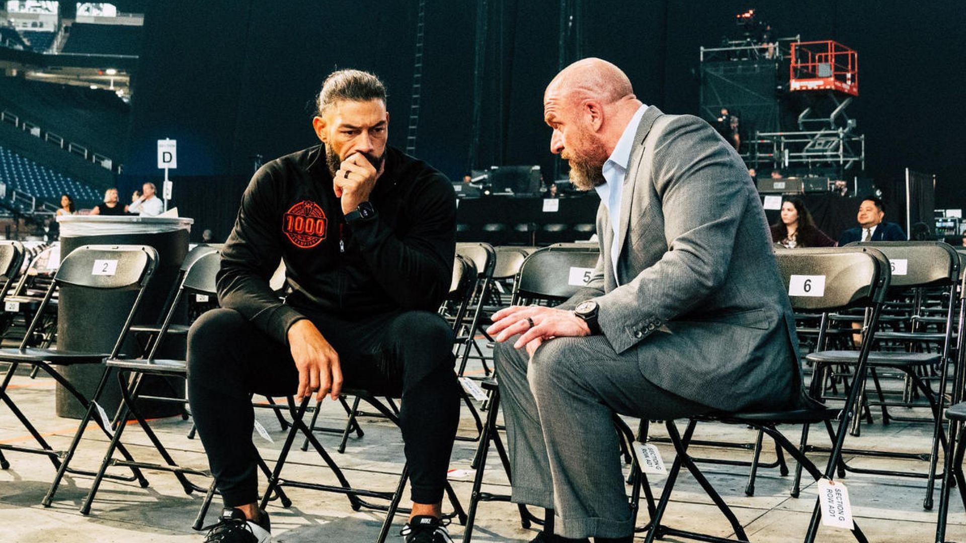 Roman Reigns and Triple H at SummerSlam 2023!