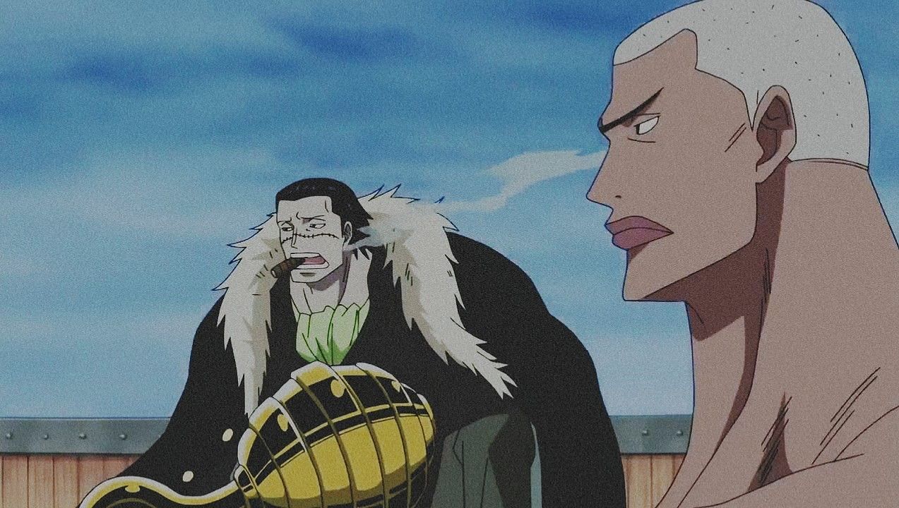 One Piece has an underrated duo with Crocodile and Mr. 1 (Image via Toei Animation).