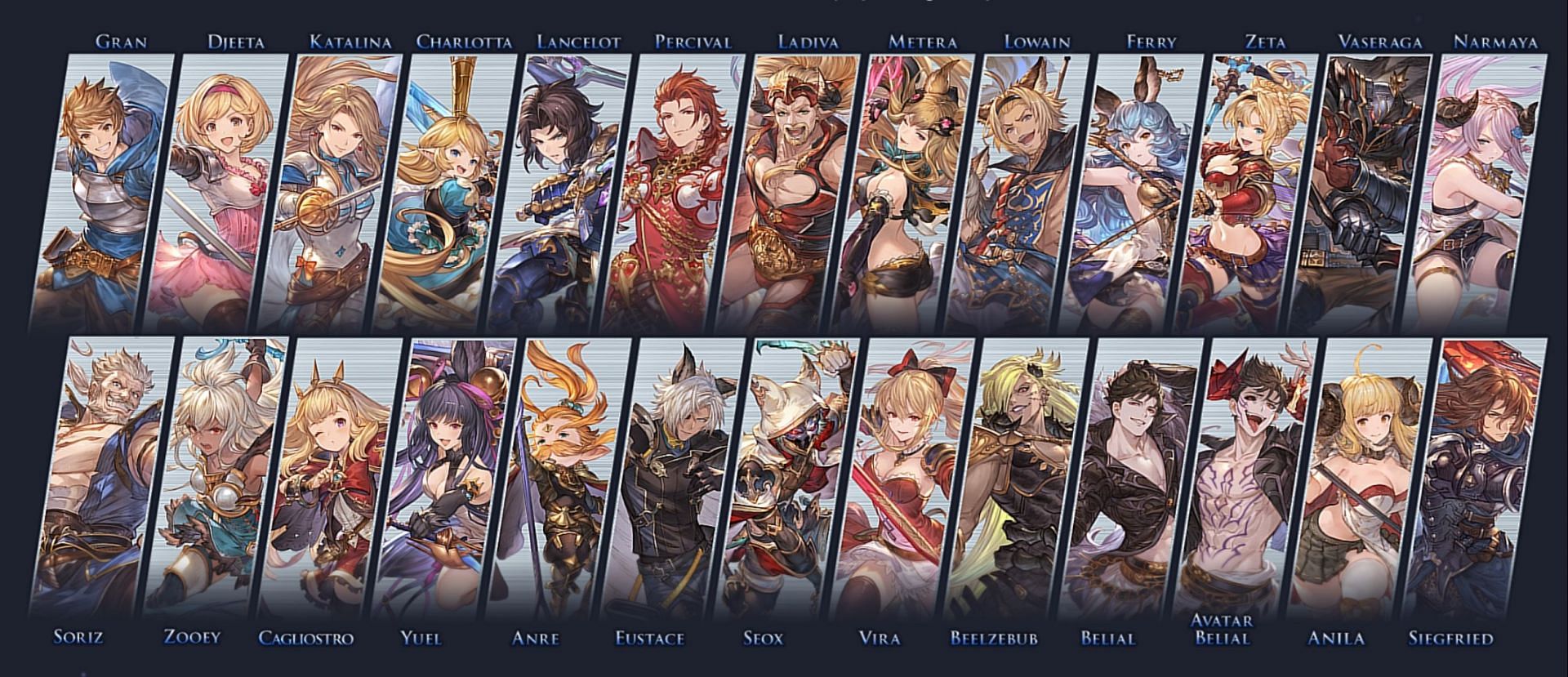 The testing period features a huge cast of characters (Image via Arc System Works/Cygames)